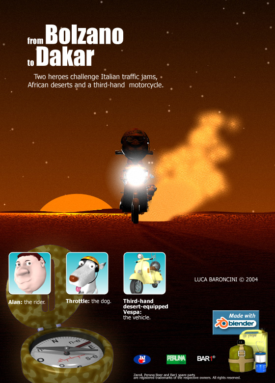 Bolzano-Dakar: copertina